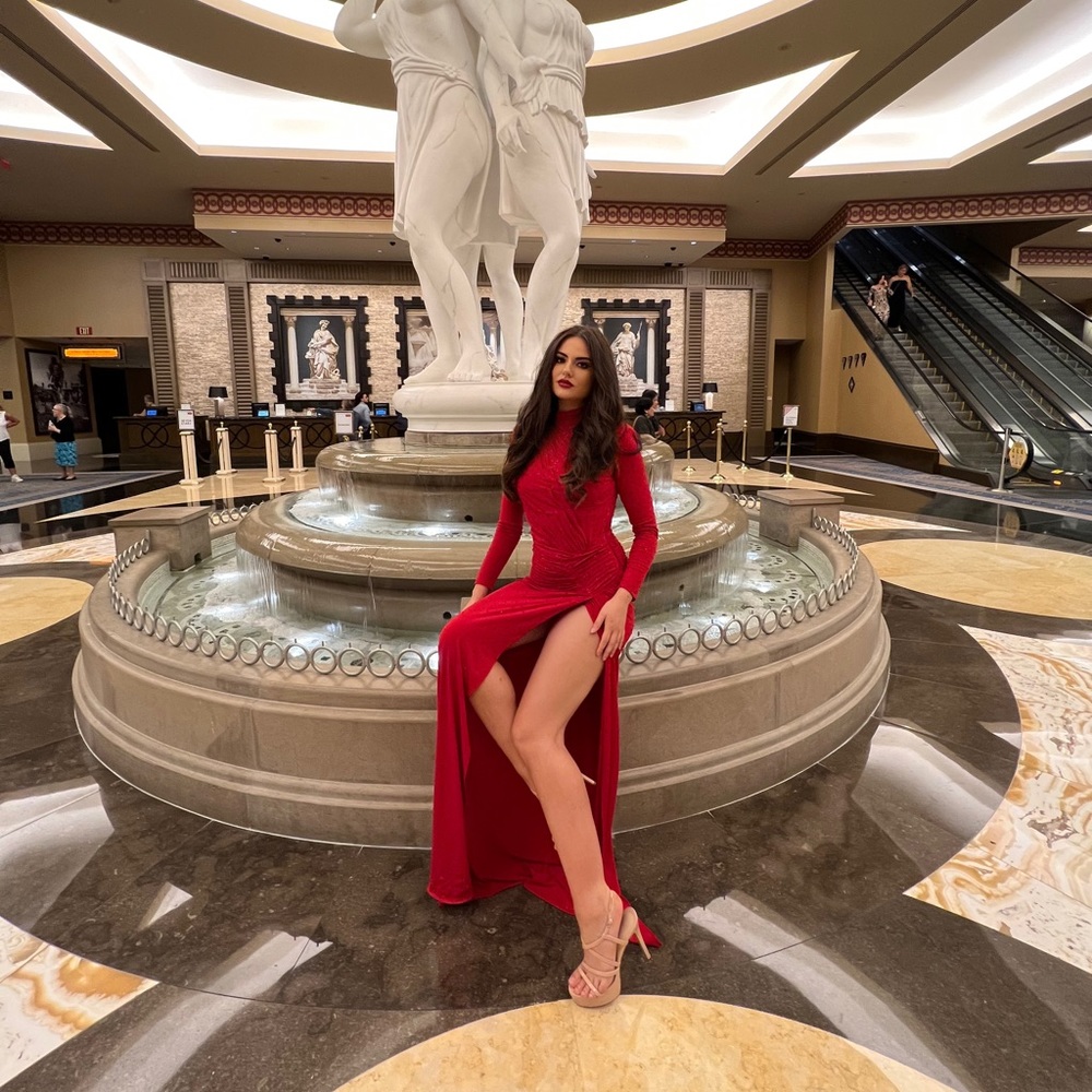 Jovani Red Dress Size 4